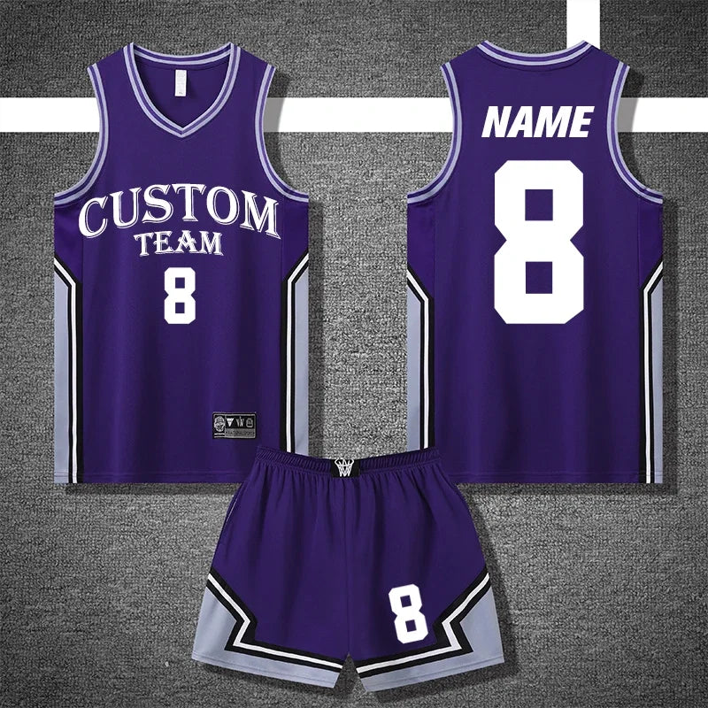 Custom Men's Basketball Jersey Set YW-S011