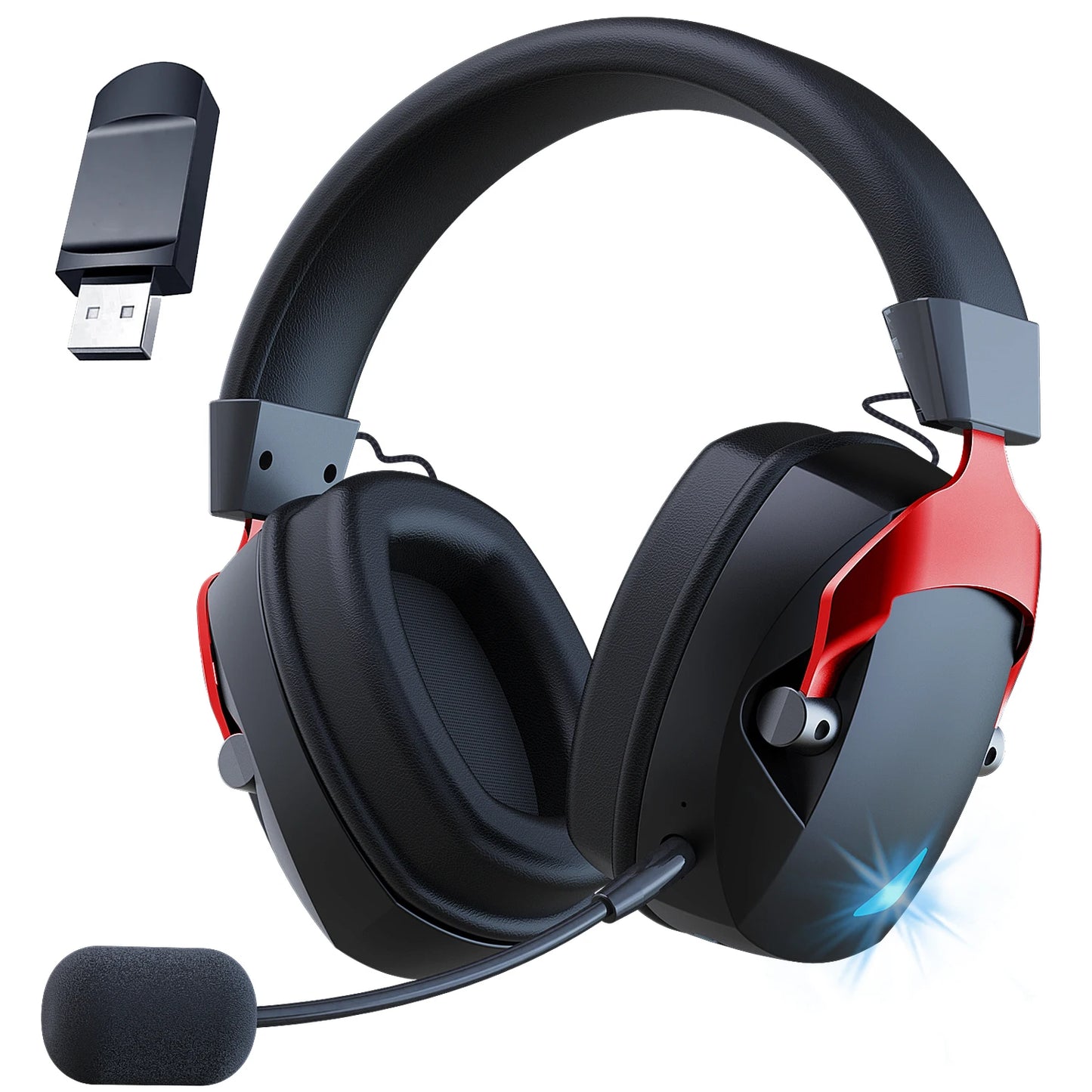 Acinaci Wireless Gaming Headset Bluetooth 2.4GHz with Microphone