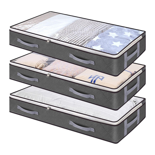 Foldable Under Bed Storage Bag with Clear Window ⭐
