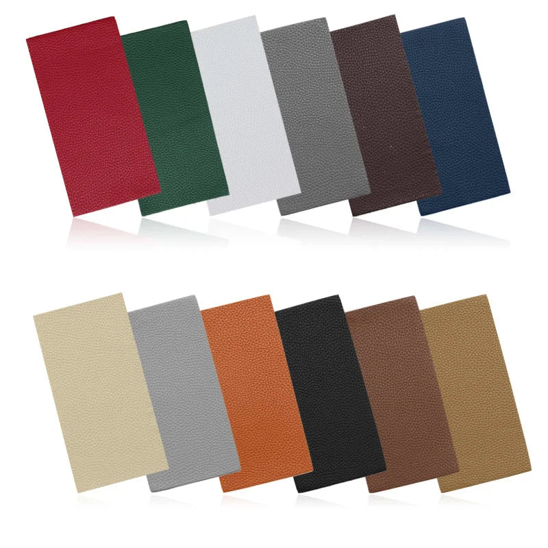 12-Color Self-Adhesive Leather Repair Patches – 20×10cm