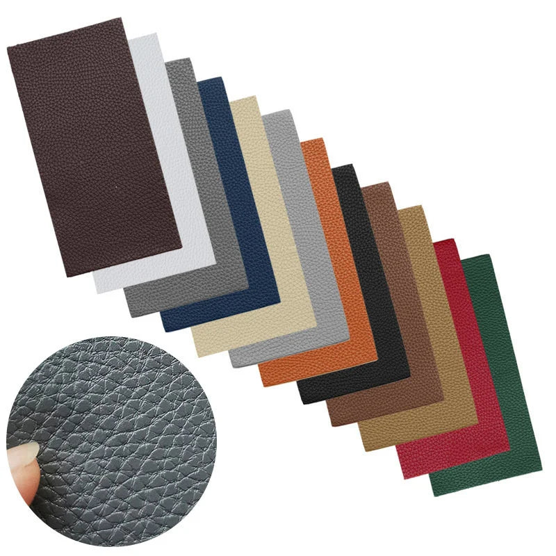 12-Color Self-Adhesive Leather Repair Patches – 20×10cm