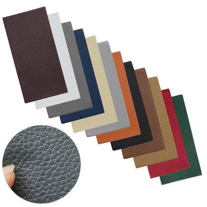 12-Color Self-Adhesive Leather Repair Patches – 20×10cm