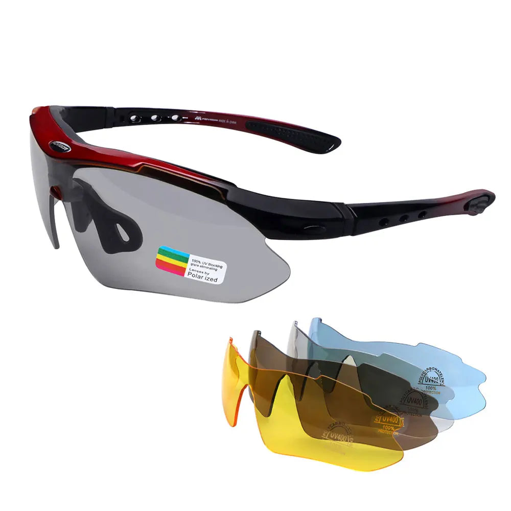 MOVIGOR 5-Lens Cycling Glasses