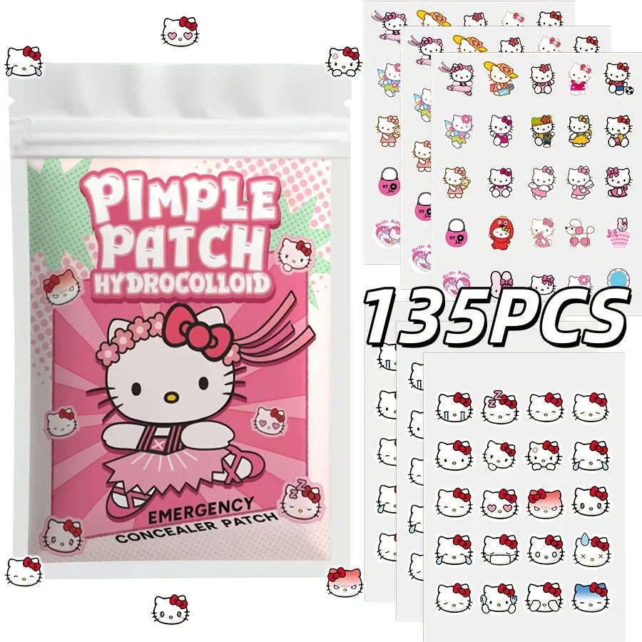 Sanrio Hello Kitty Hydrocolloid Acne Patches – 45/135PCS