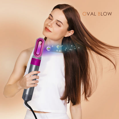 5-in-1 Electric Hot Comb & Hair Curling Iron Set