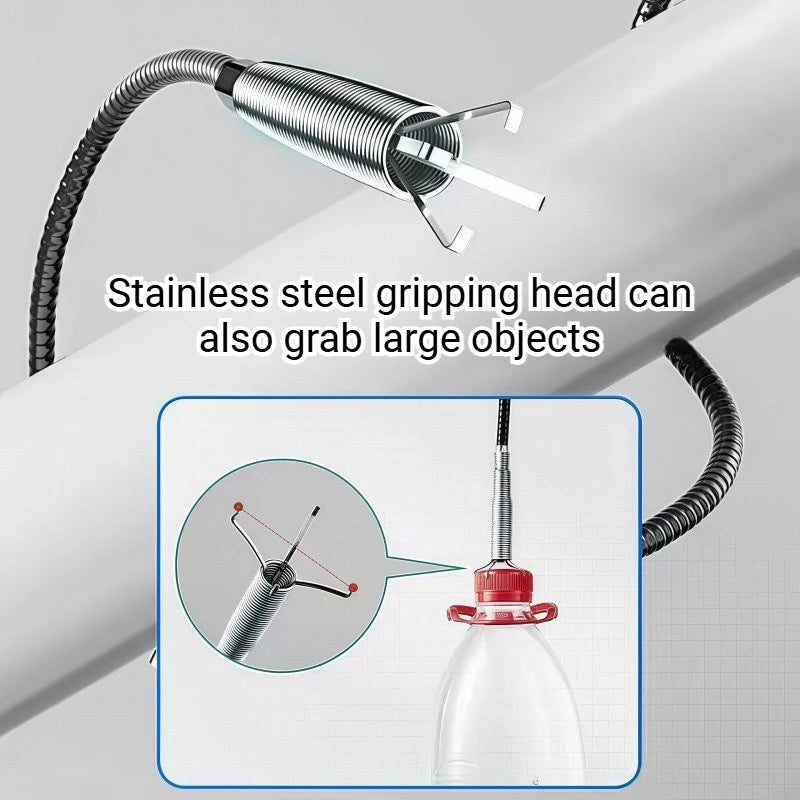 4-Claw Drain Cleaning Tool – Telescopic Pipe & Sewer Plunger