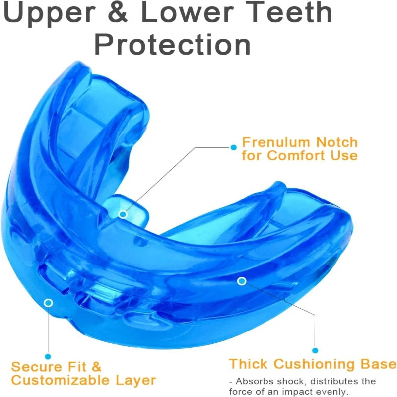 Double Braces Athletic Mouthguard – Upper & Lower Teeth Protection