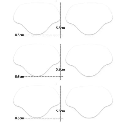 v6PCS Shoe Repair Patches – Self-Adhesive Suede Heel Protectors