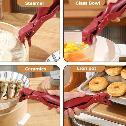 Anti-Scald Kitchen Plate Gripper – Non-Slip Bowl & Dish Holder