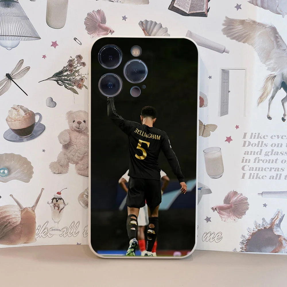 Jude Bellingham Silicone iPhone Case,