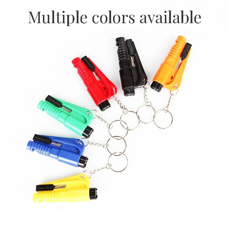 2-in-1 Car Safety Hammer – Window Breaker & Seatbelt Cutter