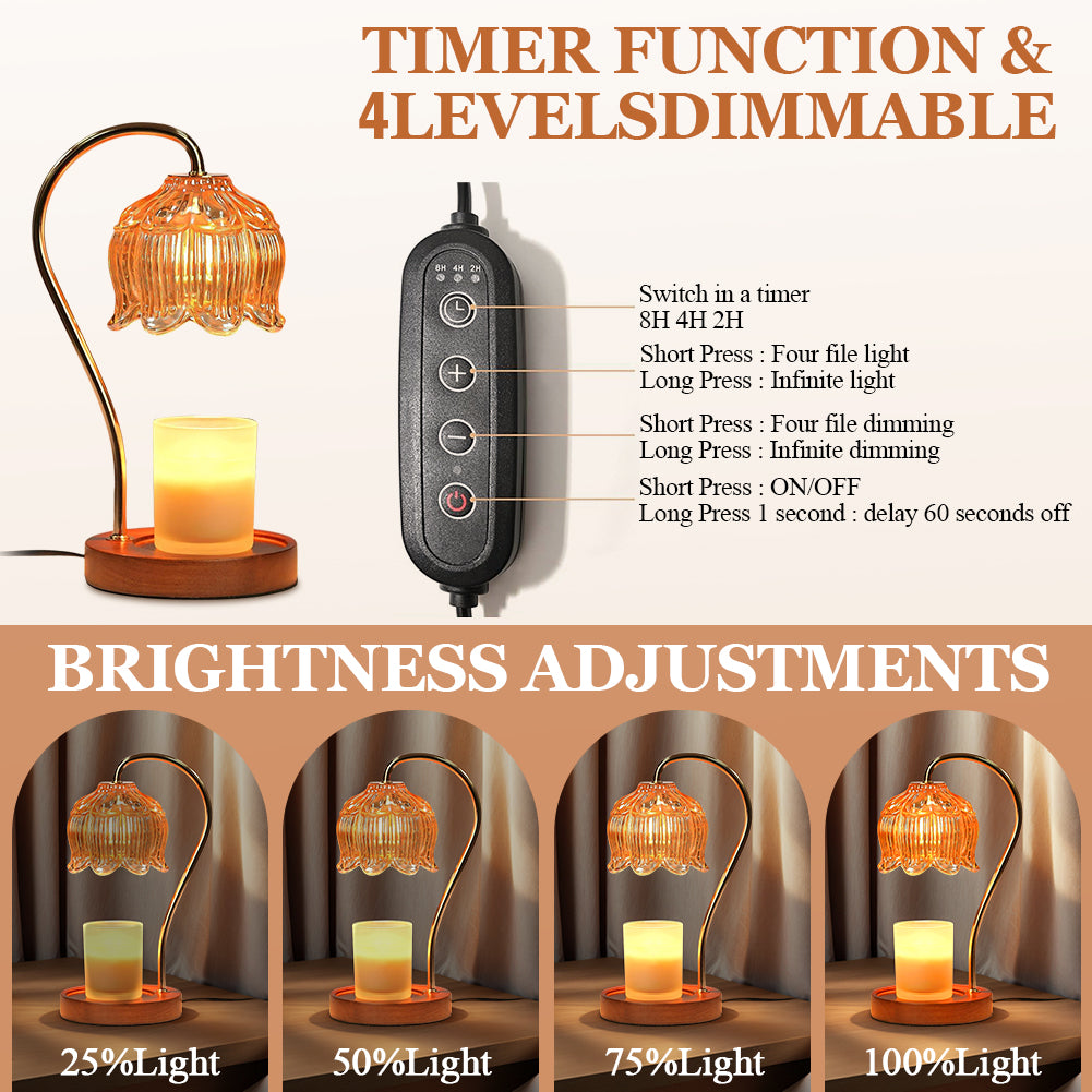 Petal Candle Warmer Lamp