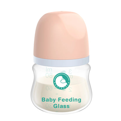 BPA-Free Glass Baby Feeding Bottle – 90/160ML Anti-Colic