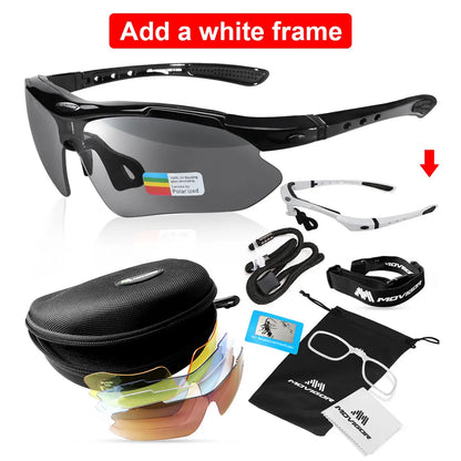 MOVIGOR 5-Lens Cycling Glasses