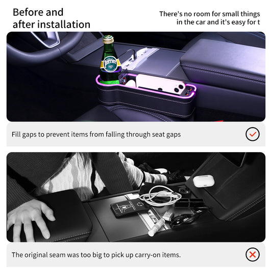 YZ 5-in-1 Car Seat Gap Organizer