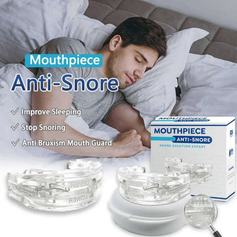 Adjustable Anti-Snoring Mouth Guard – Nighttime Teeth & Bite Guard