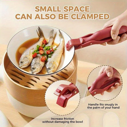Anti-Scald Kitchen Plate Gripper – Non-Slip Bowl & Dish Holder