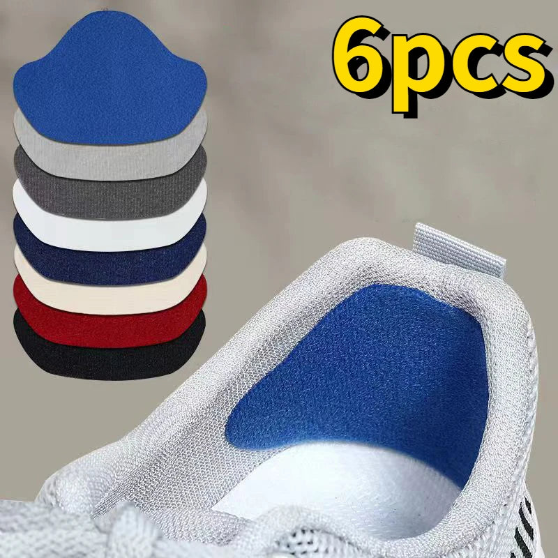 v6PCS Shoe Repair Patches – Self-Adhesive Suede Heel Protectors