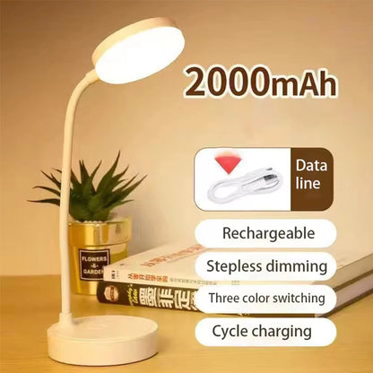 Portable LED Desk Lamp – 3-Mode Dimmable USB Touch Lamp