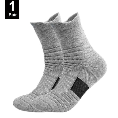 Anti-Slip Sports Socks – Breathable Soccer & Basketball Socks (38–44)