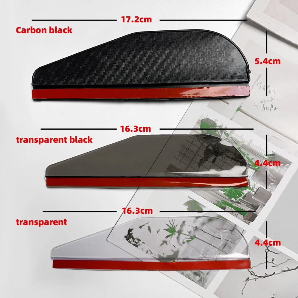 2PCS Car Mirror Rain Visor – Carbon Fiber Anti-Rain Protector