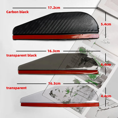 2PCS Car Mirror Rain Visor – Carbon Fiber Anti-Rain Protector