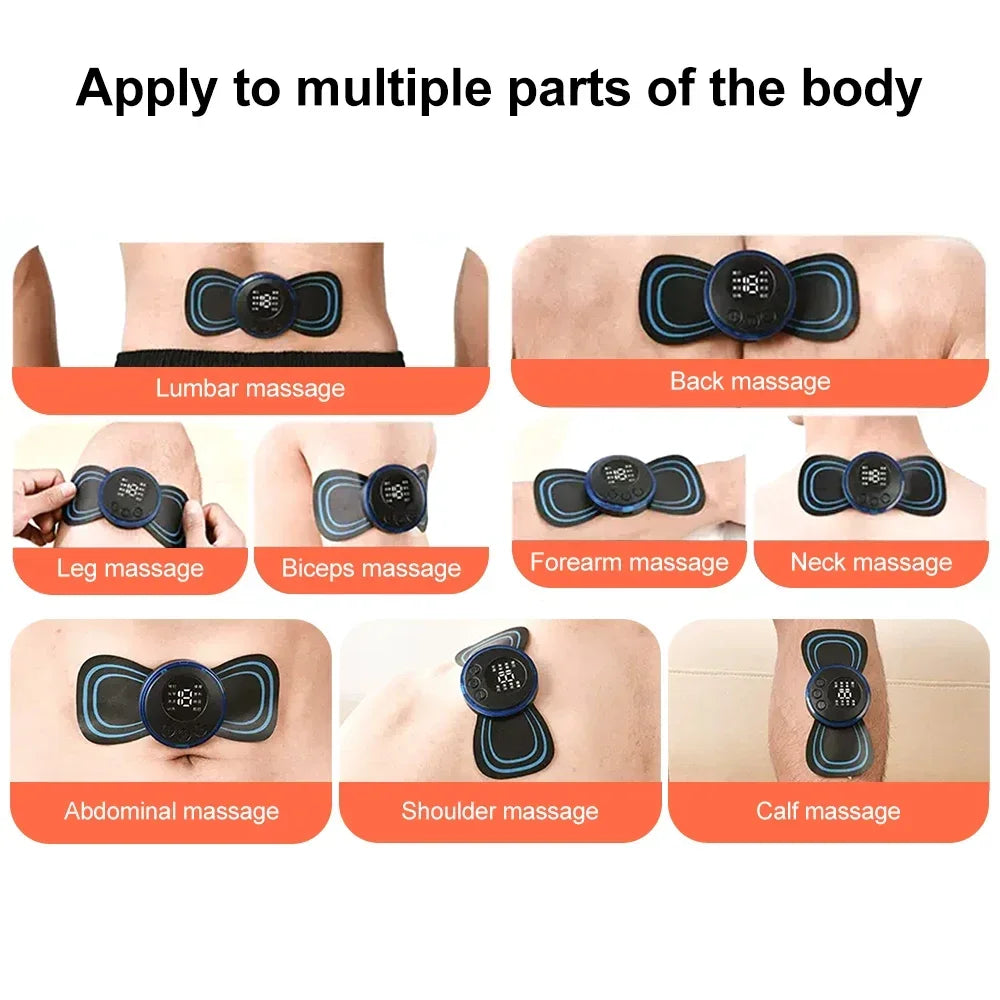 EMS Neck Massager – Portable Muscle Stimulator & Pain Relief