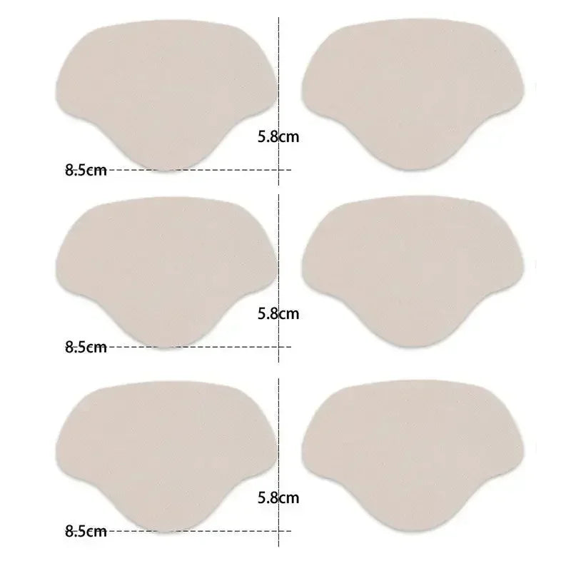 v6PCS Shoe Repair Patches – Self-Adhesive Suede Heel Protectors