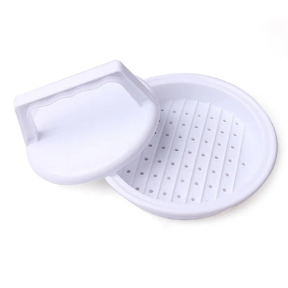 Round Hamburger Press – Burger Patty Maker & Meat Mold