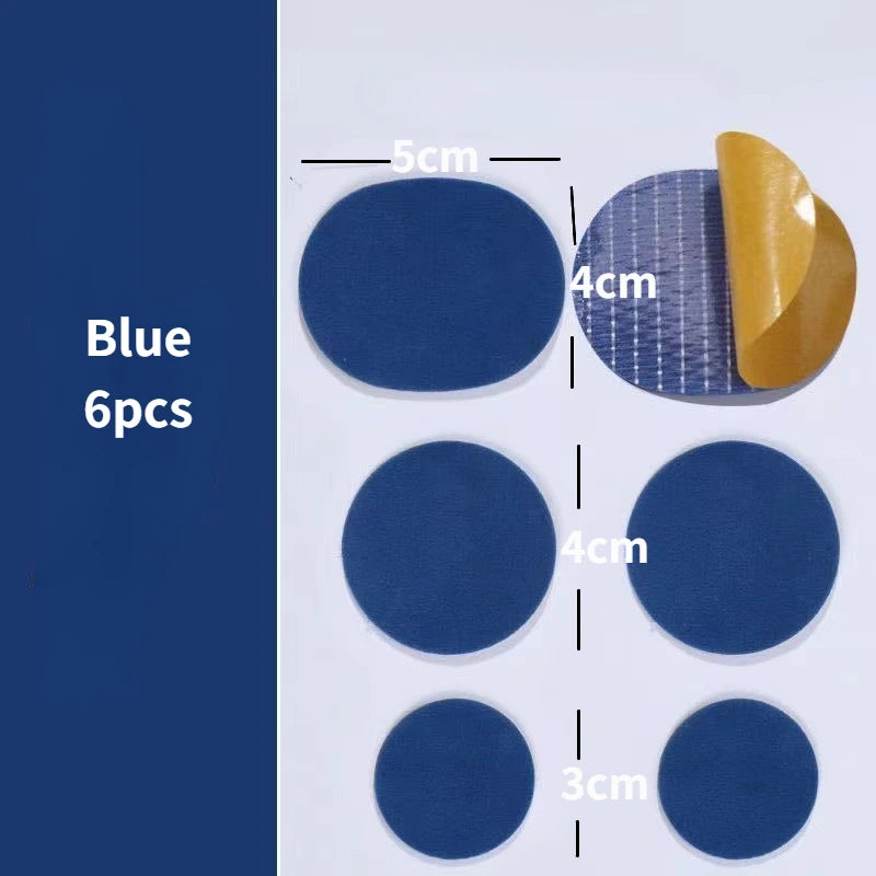 v6PCS Shoe Repair Patches – Self-Adhesive Suede Heel Protectors