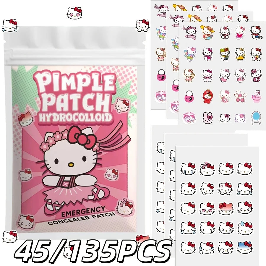 Sanrio Hello Kitty Hydrocolloid Acne Patches – 45/135PCS