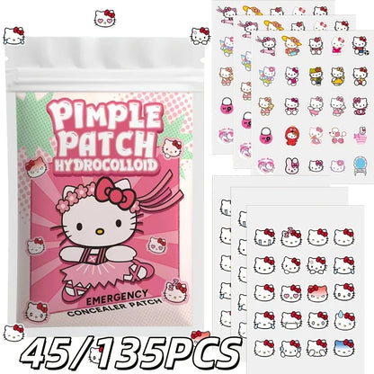 Sanrio Hello Kitty Hydrocolloid Acne Patches – 45/135PCS