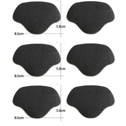 v6PCS Shoe Repair Patches – Self-Adhesive Suede Heel Protectors