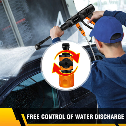 Cordless Portable Pressure Washer – 6-in-1 Nozzle