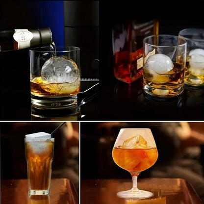 Silicone Ice Ball Maker – 4/6/8 Grid Ice Cube Mold