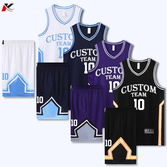 Custom Men's Basketball Jersey Set YW-S011