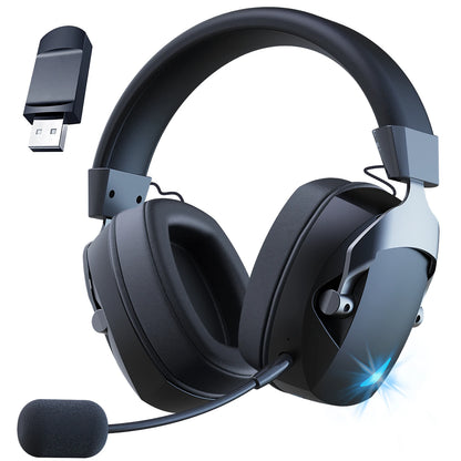 Acinaci Wireless Gaming Headset Bluetooth 2.4GHz with Microphone