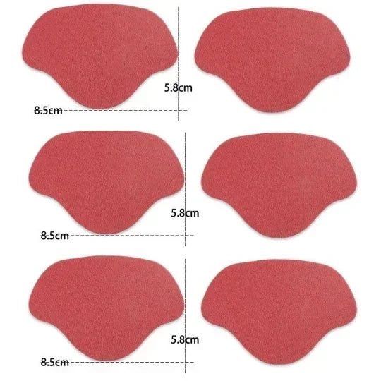 v6PCS Shoe Repair Patches – Self-Adhesive Suede Heel Protectors