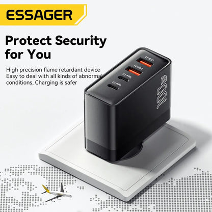 Essager 100W GaN PD USB-C Wall Charger