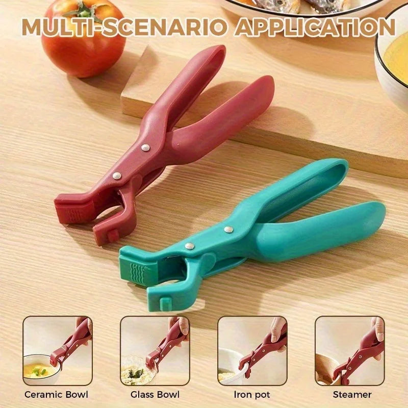 Anti-Scald Kitchen Plate Gripper – Non-Slip Bowl & Dish Holder