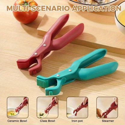 Anti-Scald Kitchen Plate Gripper – Non-Slip Bowl & Dish Holder