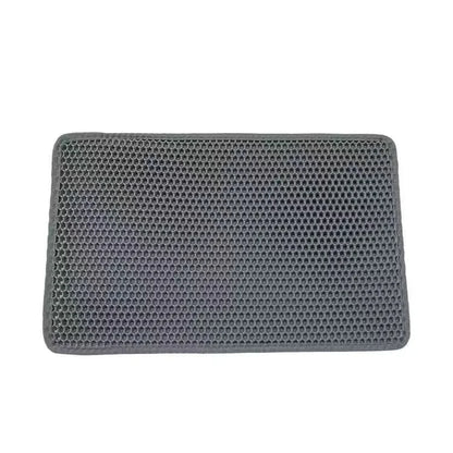 Double-Layer Cat Litter Mat – Waterproof & Washable