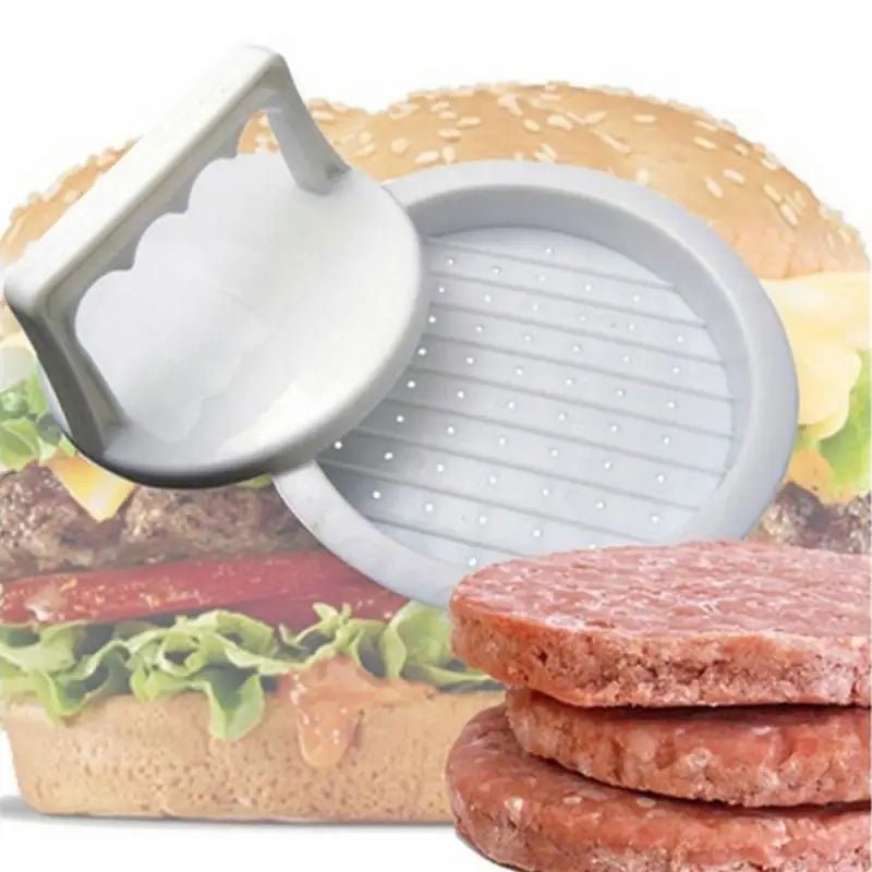 Round Hamburger Press – Burger Patty Maker & Meat Mold