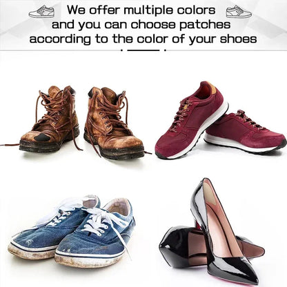 v6PCS Shoe Repair Patches – Self-Adhesive Suede Heel Protectors