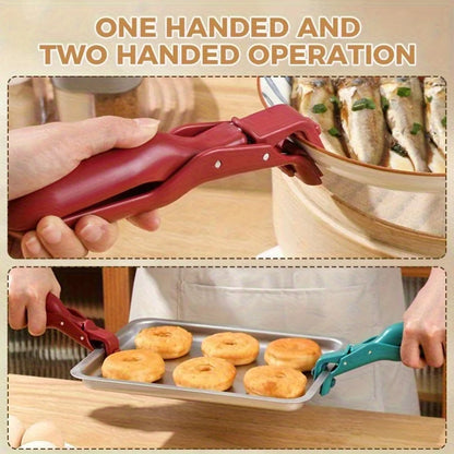 Anti-Scald Kitchen Plate Gripper – Non-Slip Bowl & Dish Holder