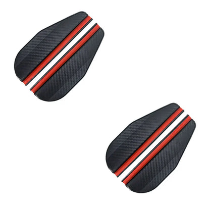 2PCS Car Mirror Rain Visor – Carbon Fiber Anti-Rain Protector