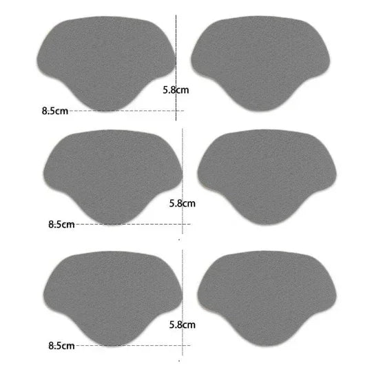 v6PCS Shoe Repair Patches – Self-Adhesive Suede Heel Protectors