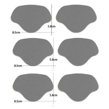 v6PCS Shoe Repair Patches – Self-Adhesive Suede Heel Protectors