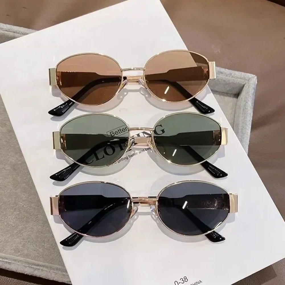 Classic Vintage Oval Sunglasses
