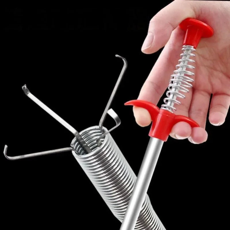 4-Claw Drain Cleaning Tool – Telescopic Pipe & Sewer Plunger
